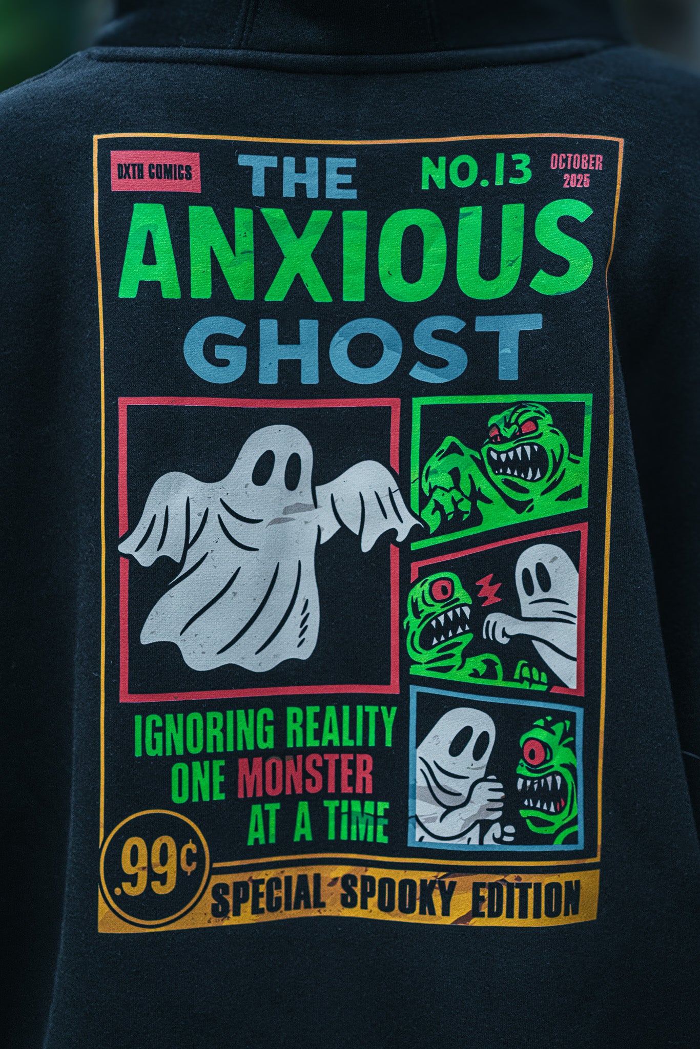 The Anxious Ghost (Double Print Premium Hoodie)