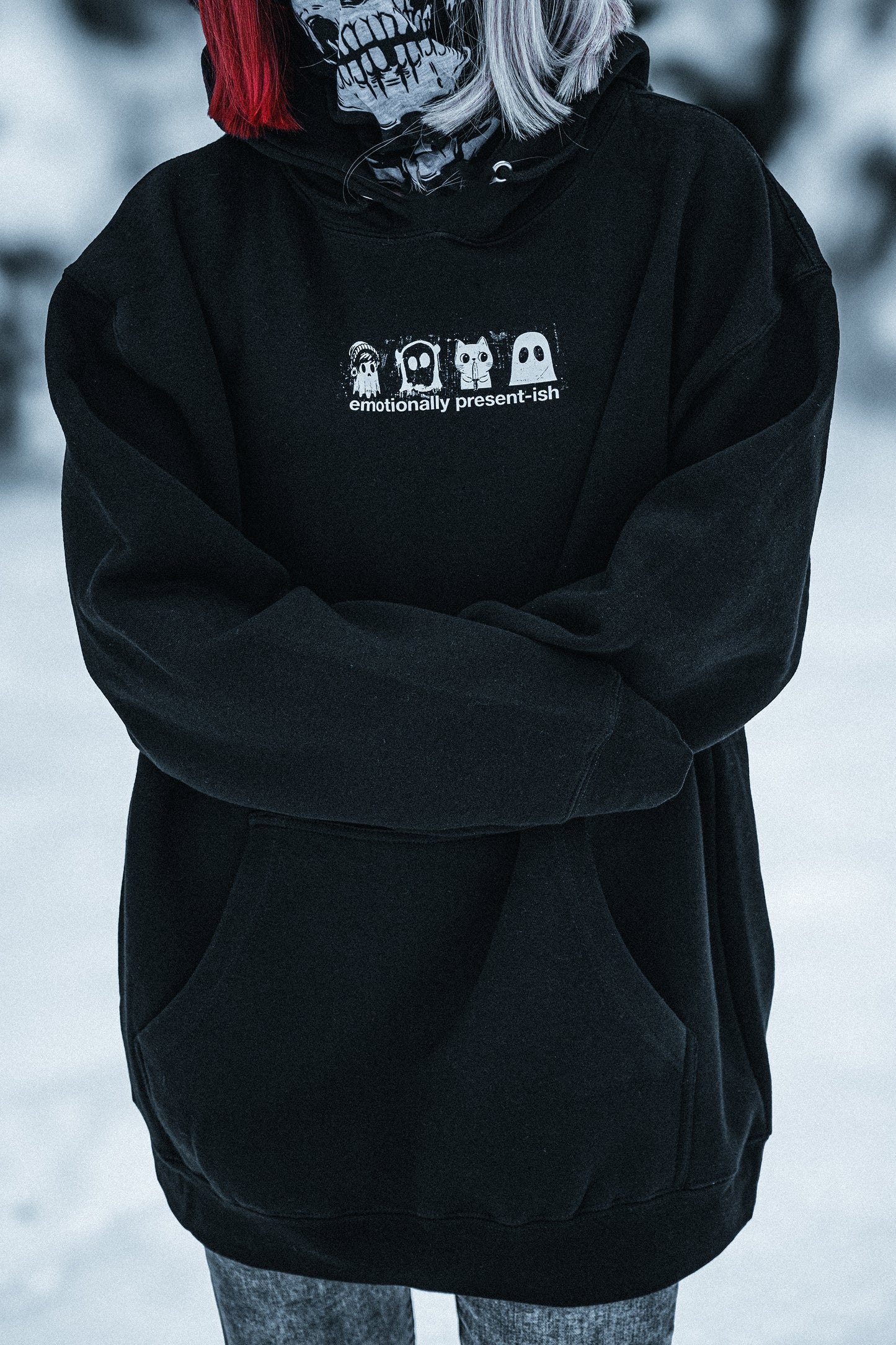 Emotionally Present-ish (Premium Hoodie)