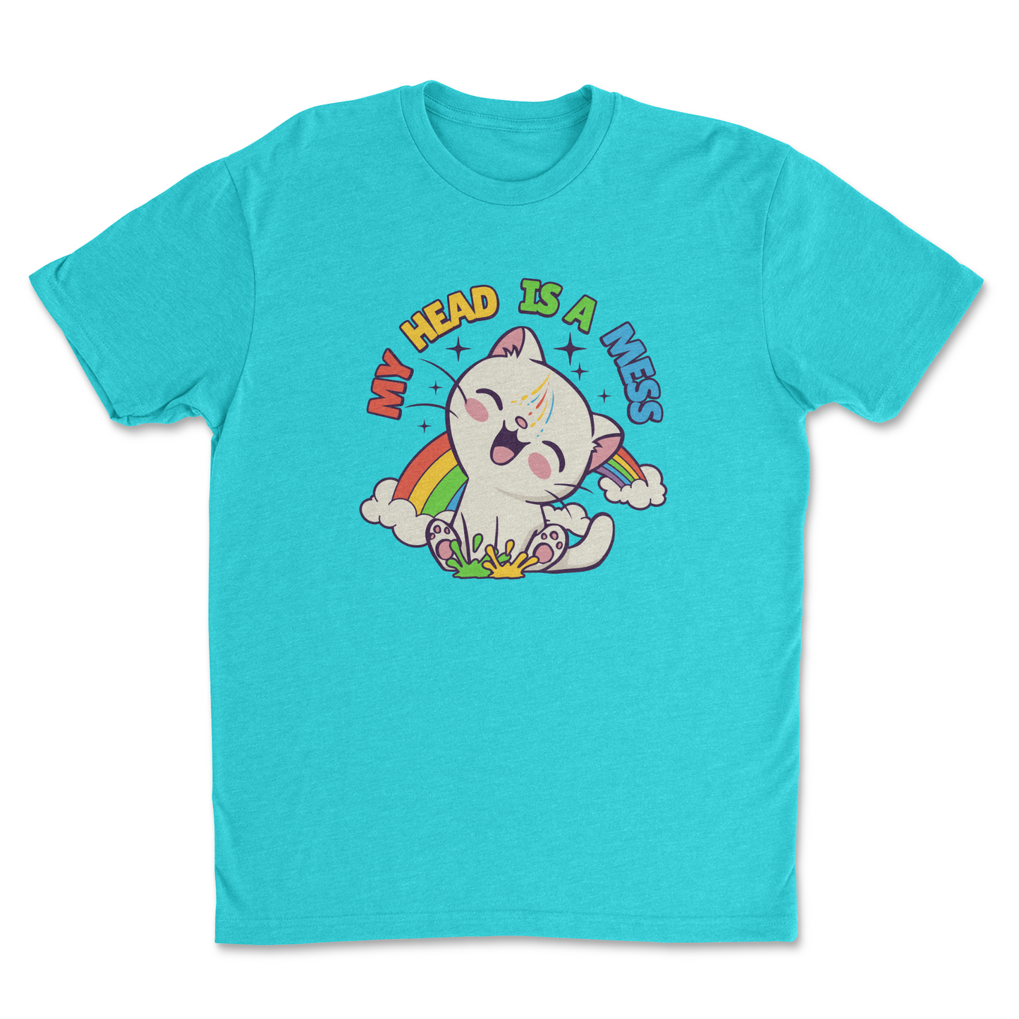 Messy Head Blue (Tee)