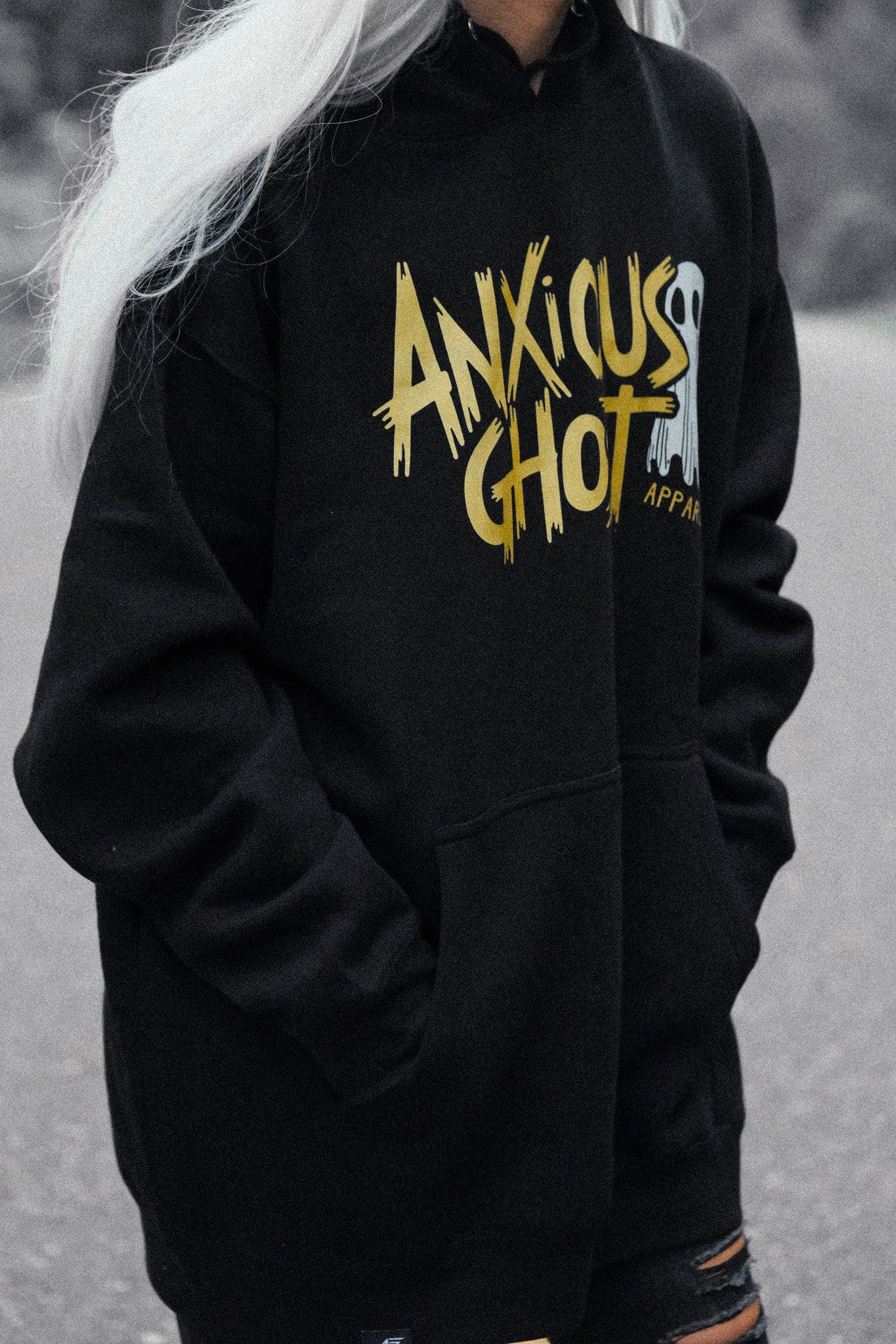 Anxious Ghost (Premium Hoodie)